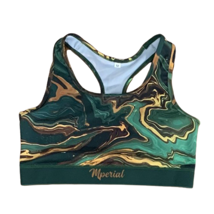 Women's Marble Collection Sports Bra
