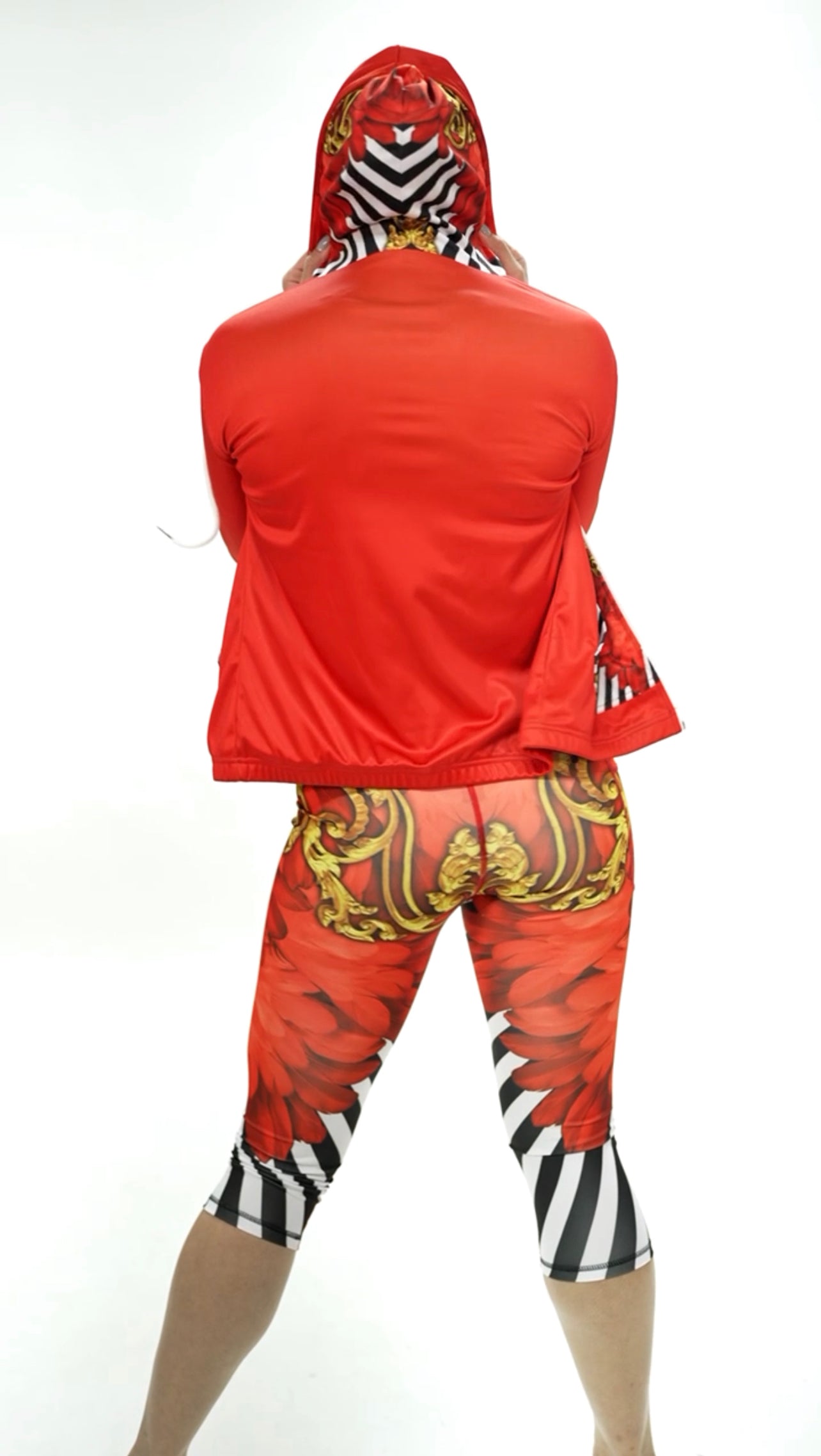 Royal Feather Leggings