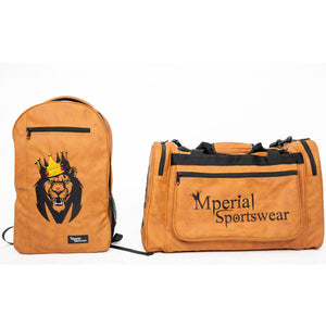 Mperial Russett Leather Backpack & Duffle Bag (Carry-on size)