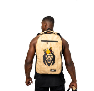 Mperial Off White Leather Backpack & Duffle Bag (Carry-on size)