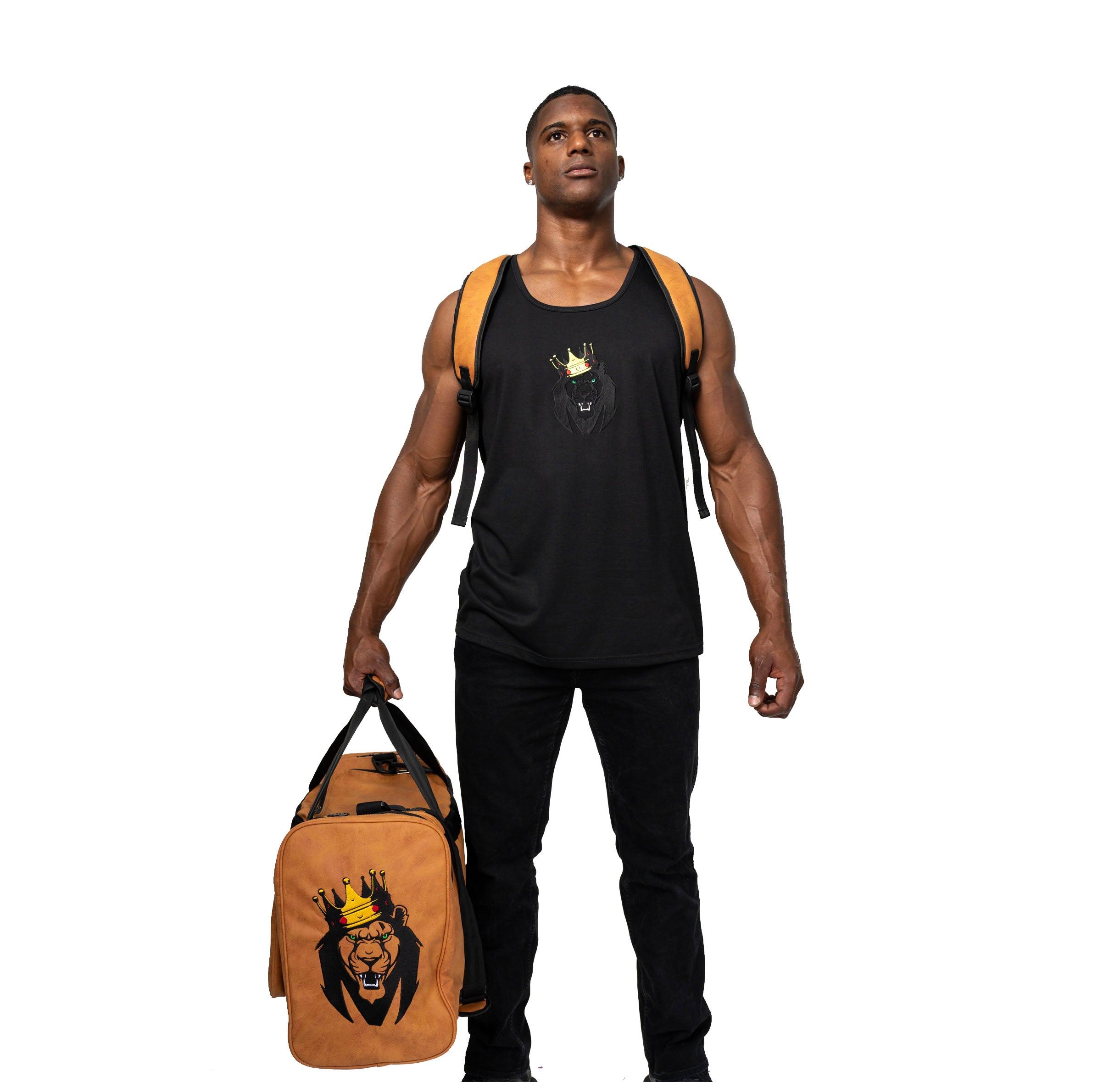 Mperial Russett Leather Backpack & Duffle Bag (Carry-on size)