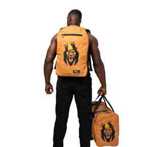Mperial Russett Leather Backpack & Duffle Bag (Carry-on size)