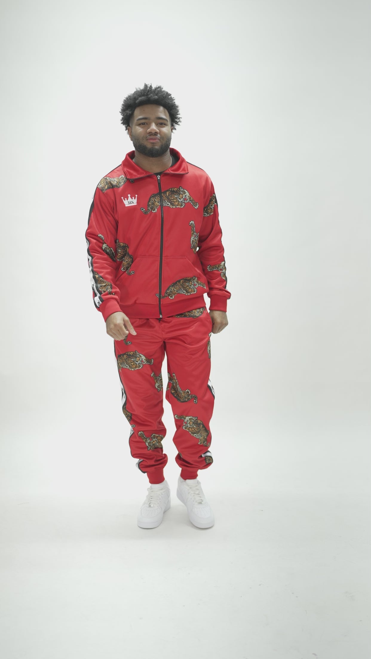 Mperial Tiger Tracksuit (red)
