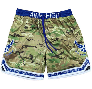 U.S. Air Force AIM HIGH OCP Shorts (ryl-wht)