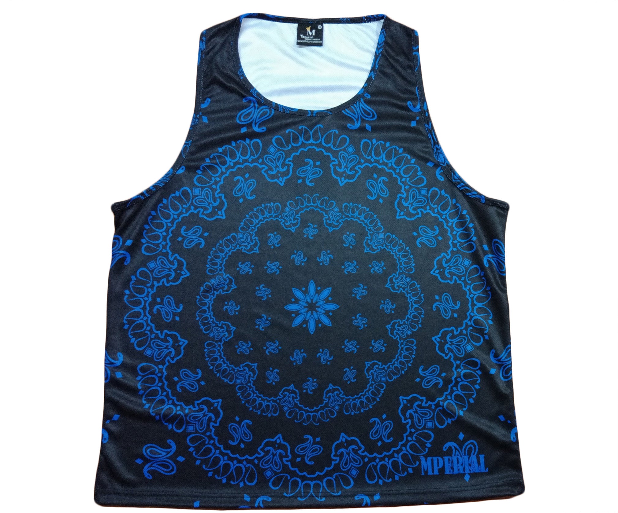 Bandana tank (ryl, blk)