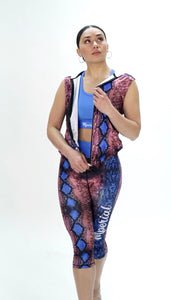 Mperial Python Royal Capri Leggings