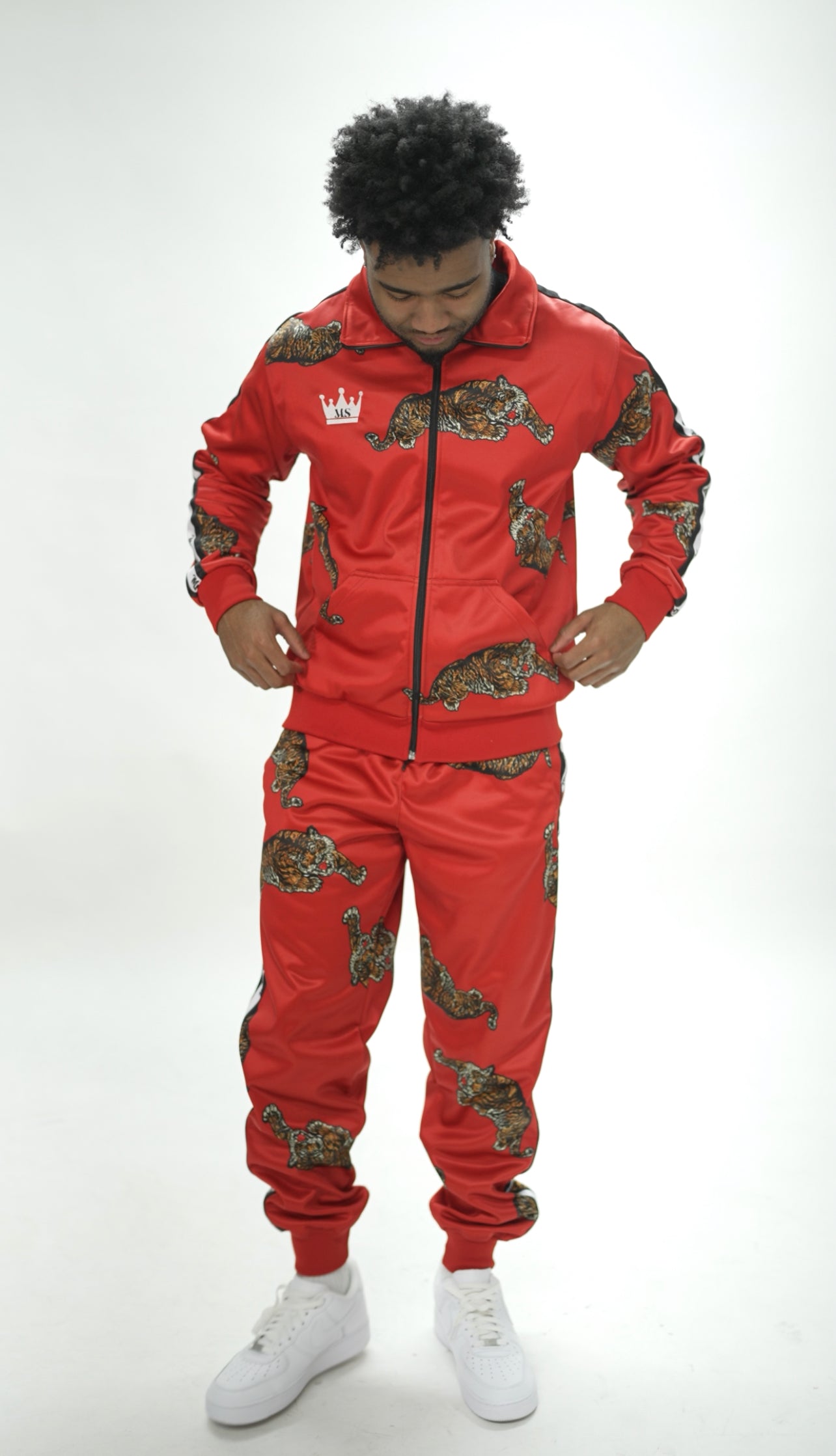 Mperial Tiger Tracksuit (red)