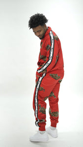 Mperial Tiger Tracksuit (red)