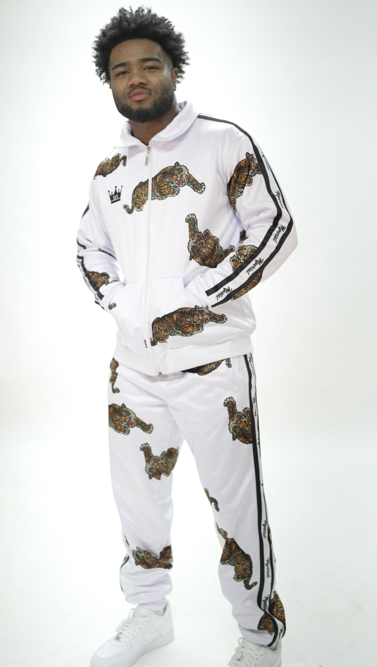 Mperial Tiger Tracksuit (wht)
