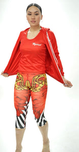 Mperial Feather Leggings (red)