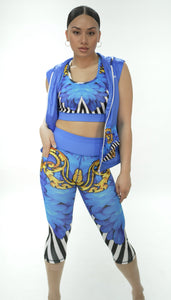 Royal Feather Leggings