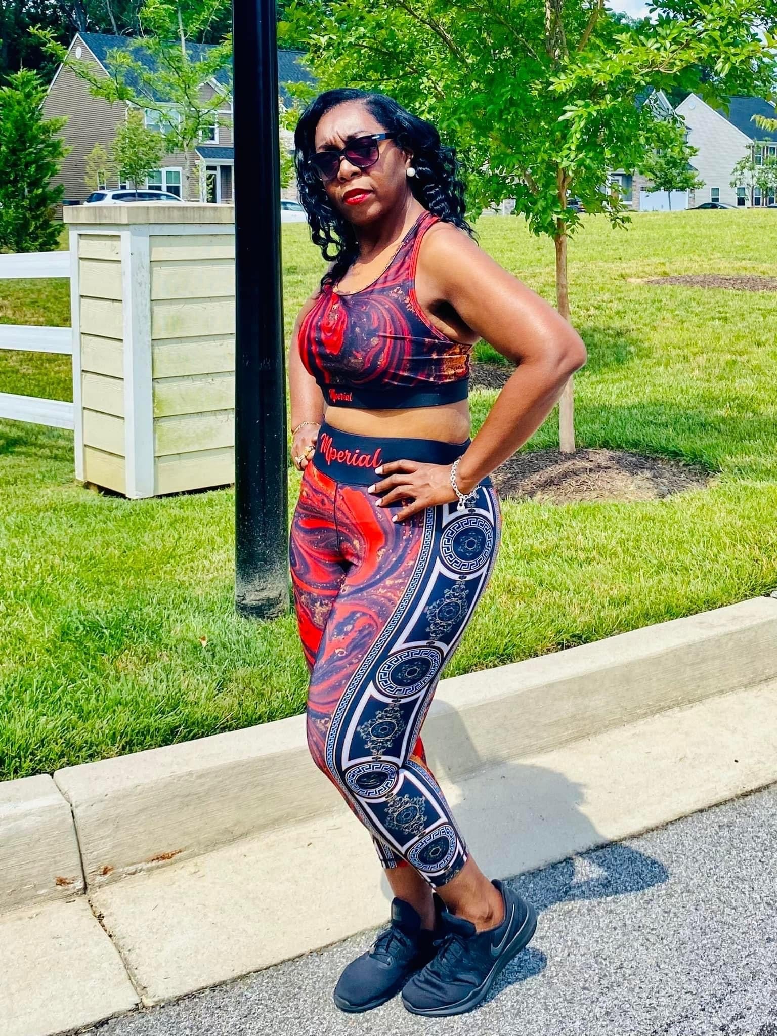 Women's Marble Leggings