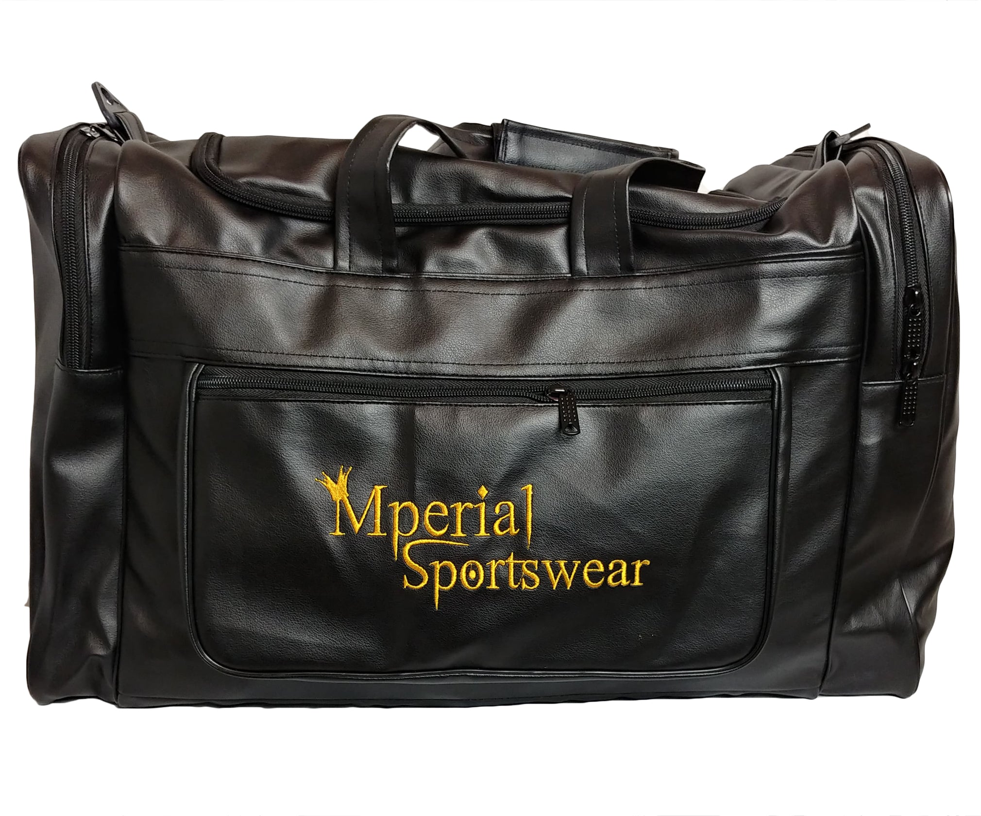 Mperial Leather Embroidered Duffle Bag (black)