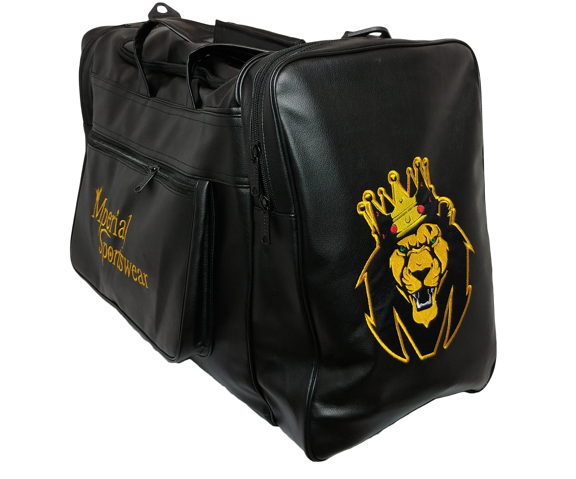 Mperial Leather Embroidered Duffle Bag (black)