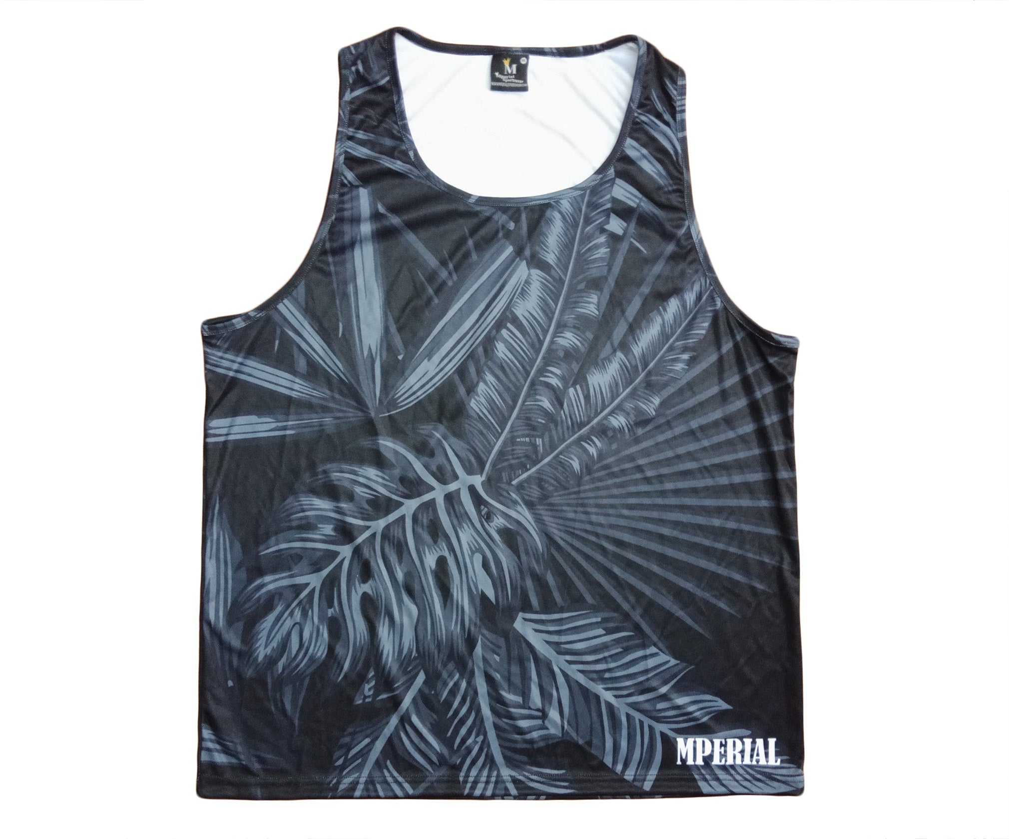 Mperial Black Tropics Tank Top