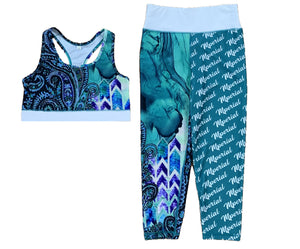 Concept Teal Capri Leggings