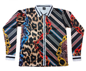 Mperialsace Couture Button-Down Polo