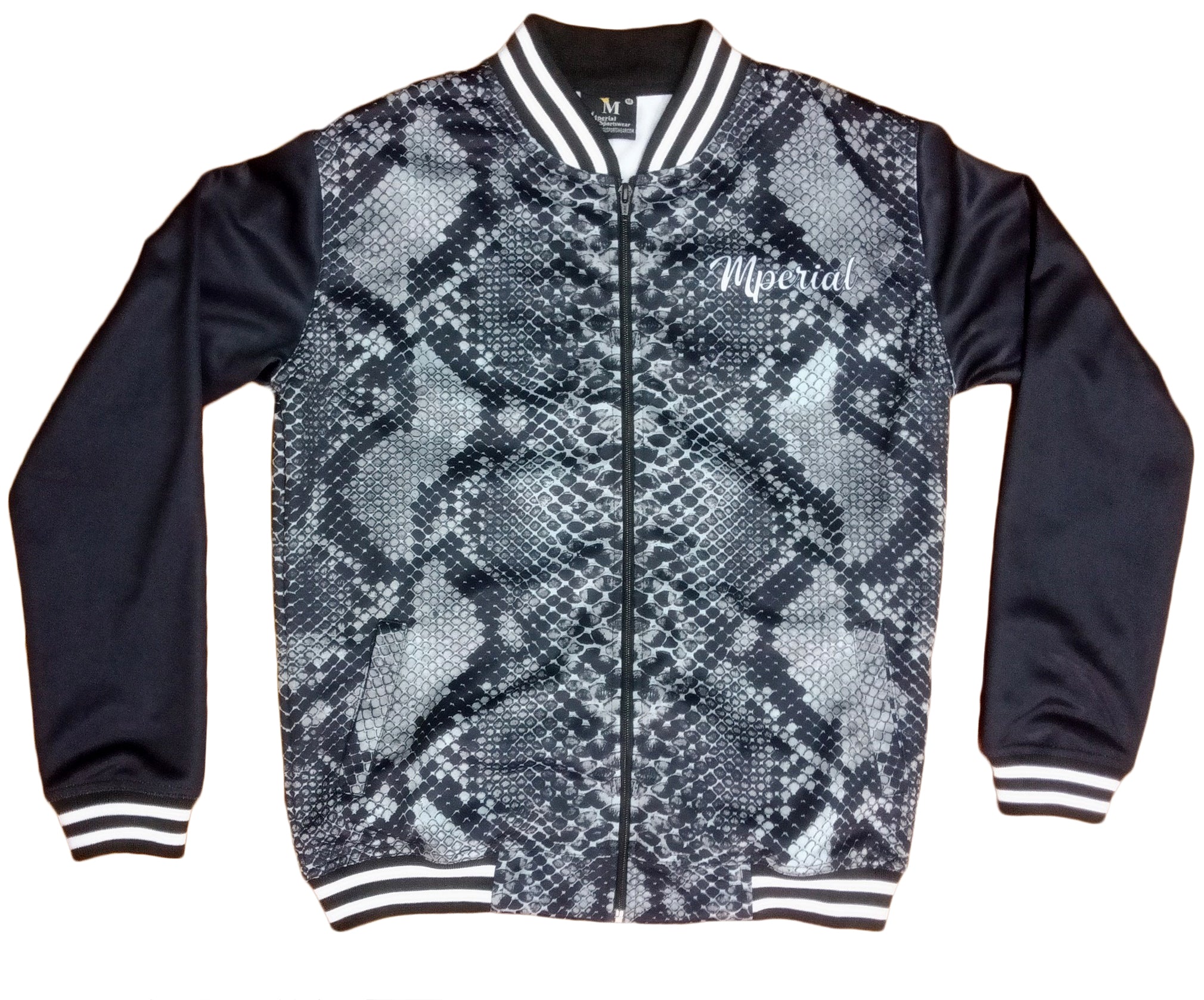 Grey Snakeskin Women's Jacket