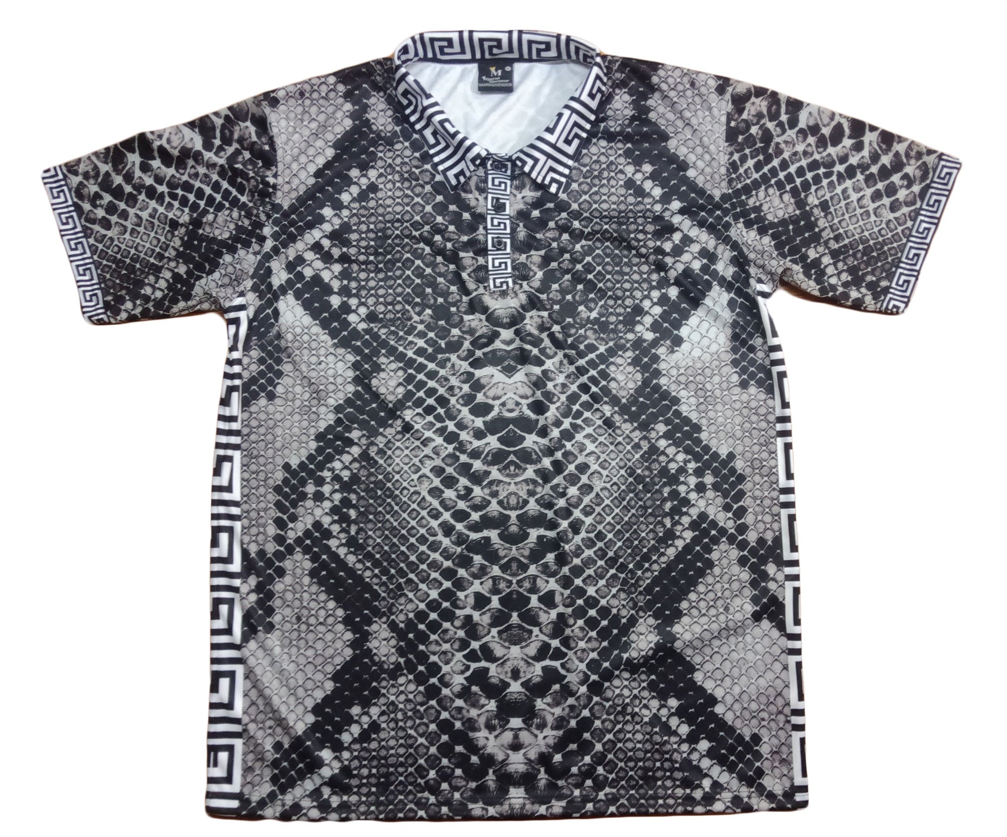 Grey Snakeskin Polo