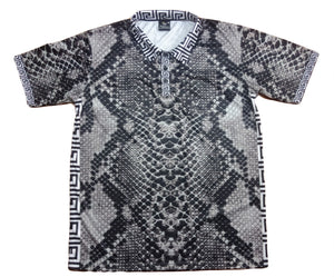 Grey Snakeskin Polo