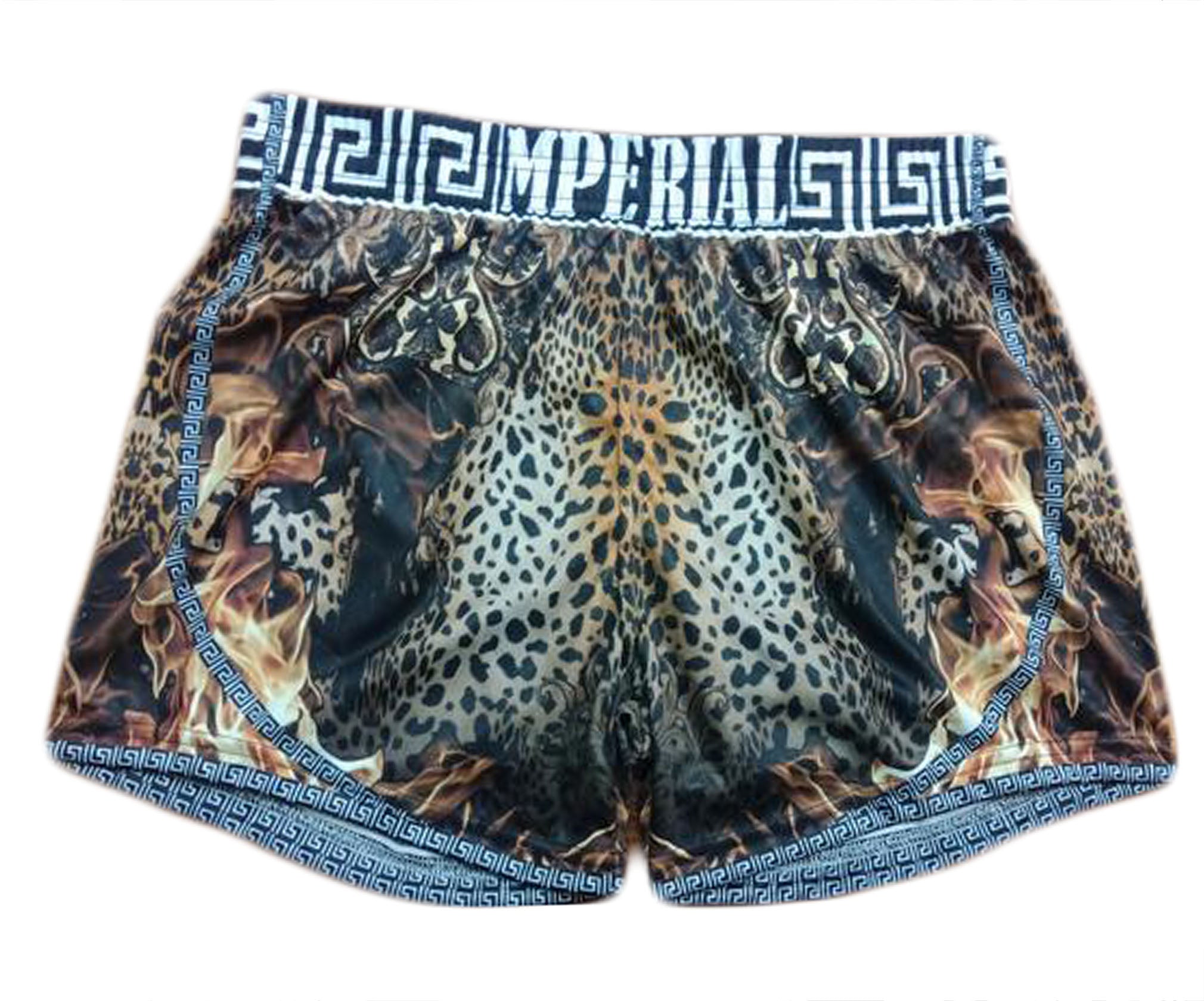 Leopard on Fire Women's Shorts