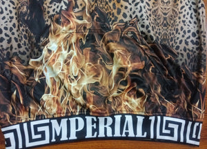 Leopard on Fire Long Sleeve Hoodie*