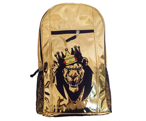 Mperial Gold Leather Backpack