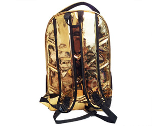 Mperial Gold Leather Backpack