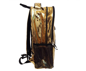 Mperial Gold Leather Backpack