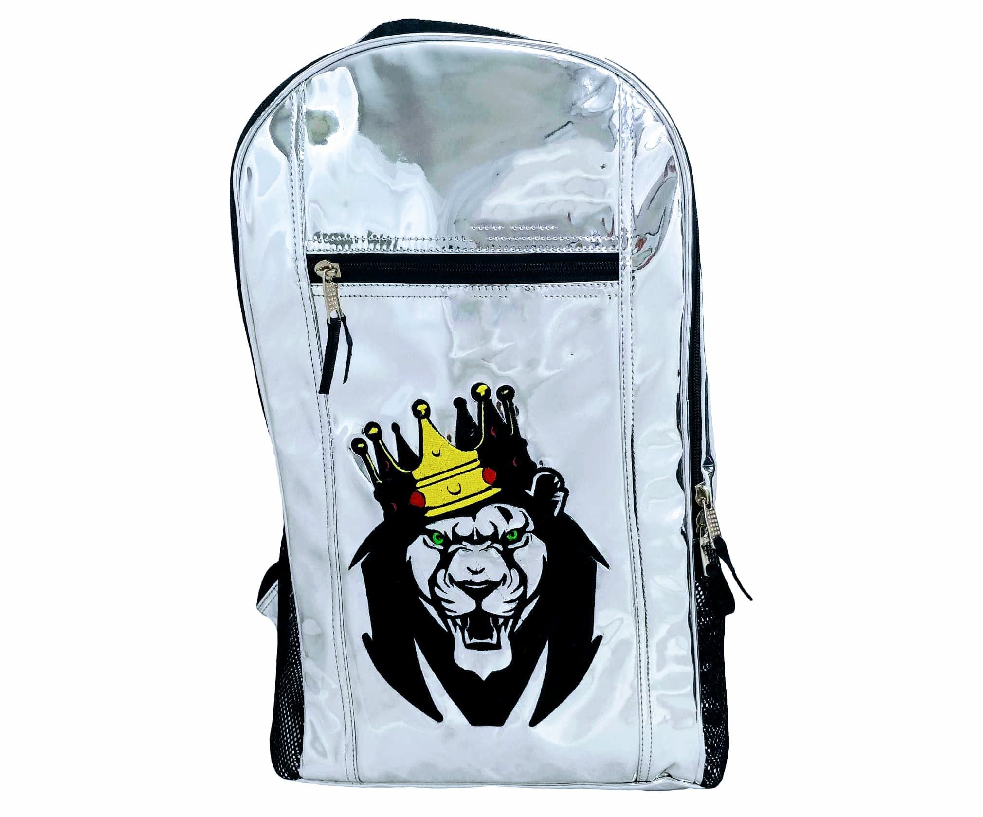 Mperial Liquid Chrome Leather Backpack