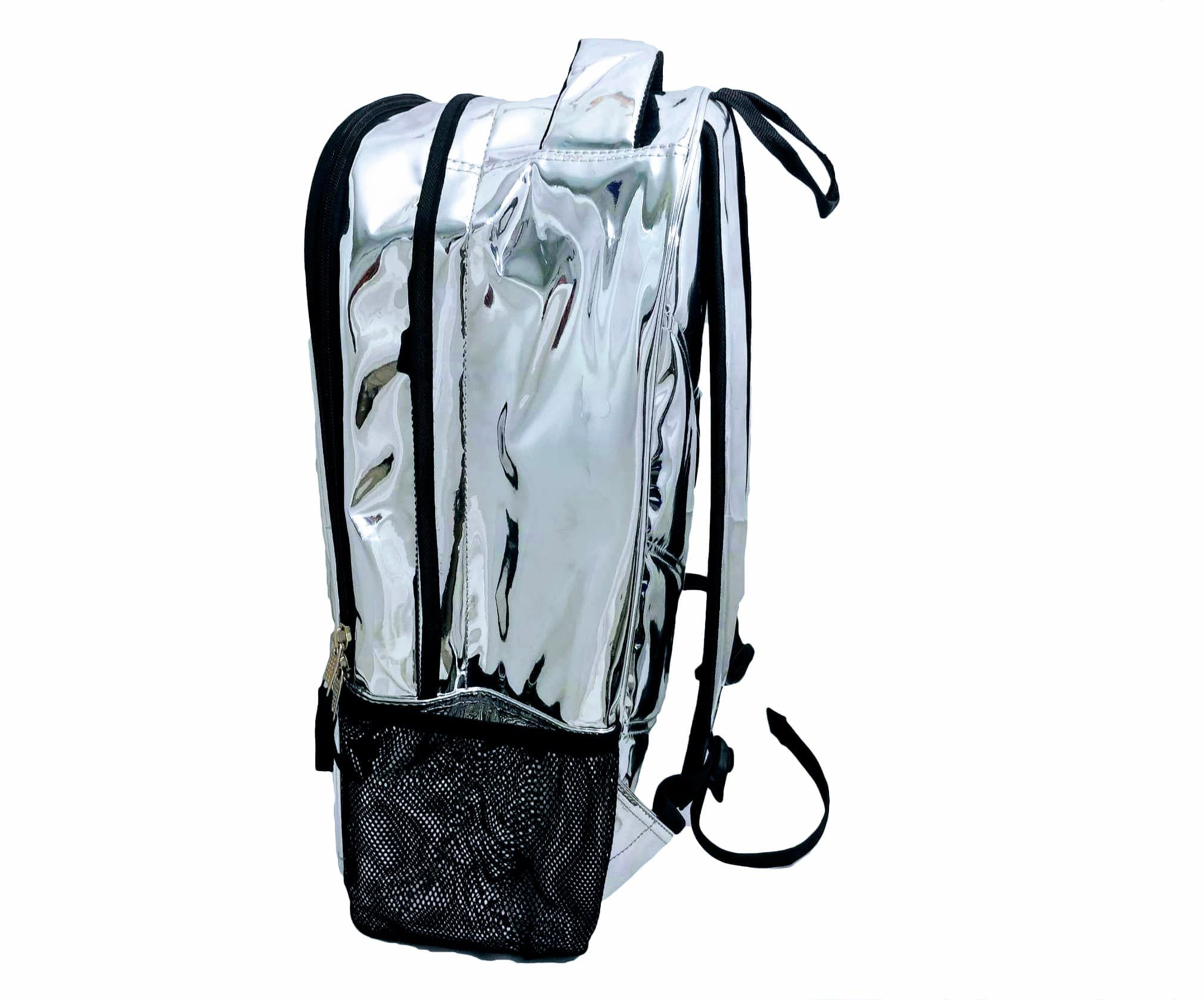 Mperial Liquid Chrome Leather Backpack