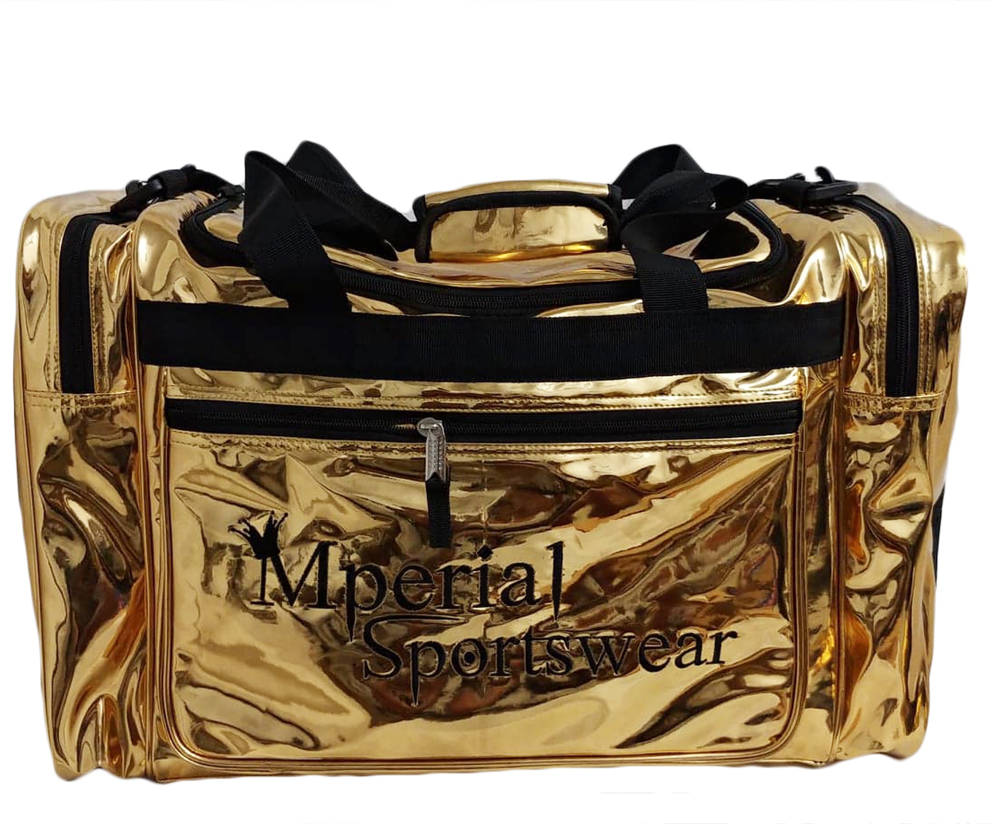 Mperial Gold Leather Duffle Bag (Carry-on size)