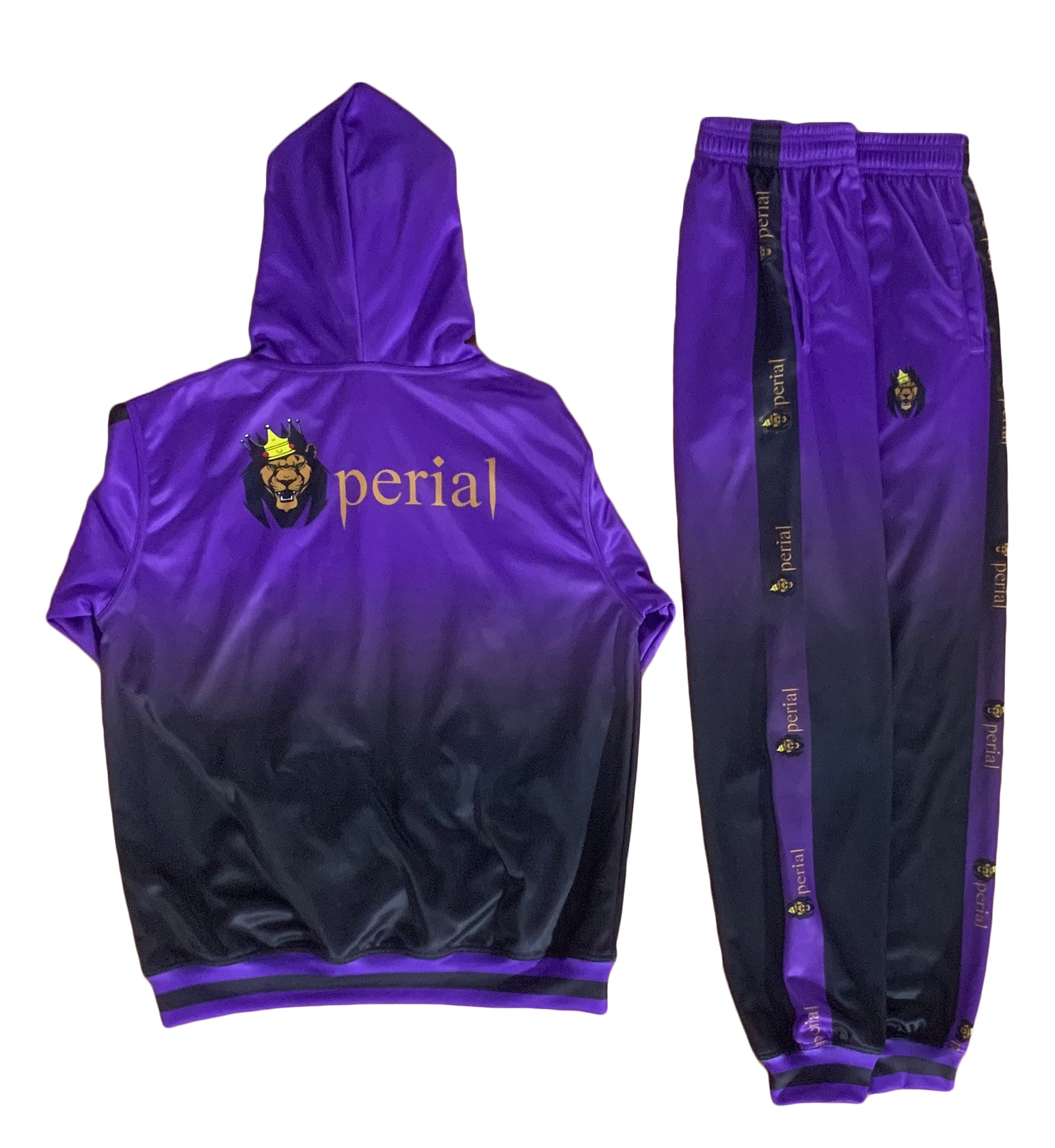 Mperial Fade Sweatsuit (purp/blk)
