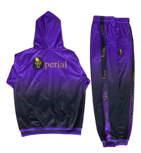 Mperial Fade Sweatsuit (purp/blk)