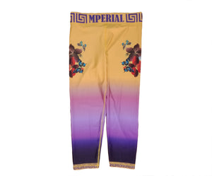 Silk Butterfly Capri Leggings