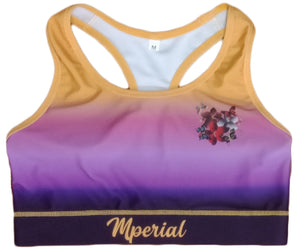 Silk Butterfly Sports Bra