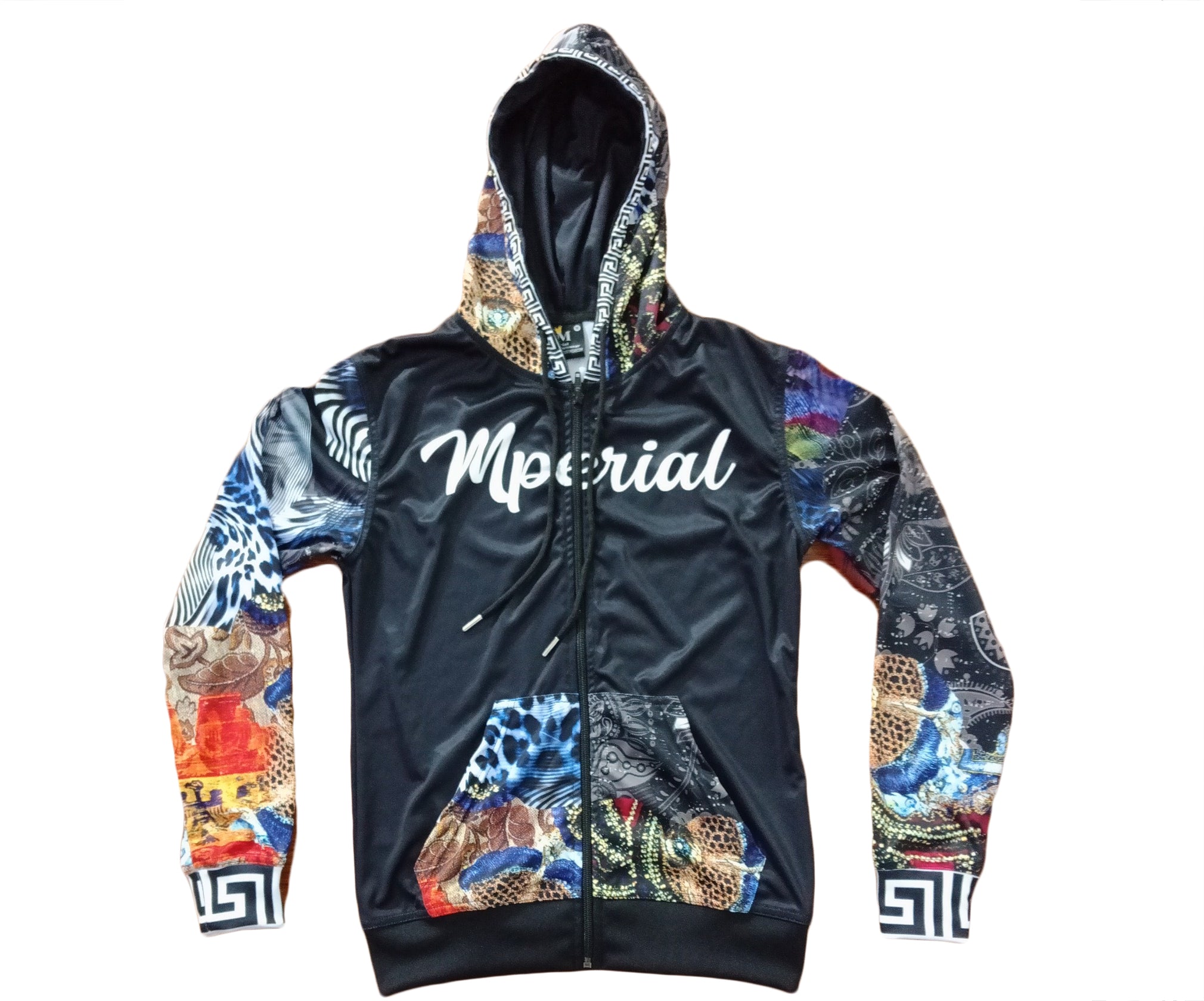 Silk Scarf Hoodie Jacket