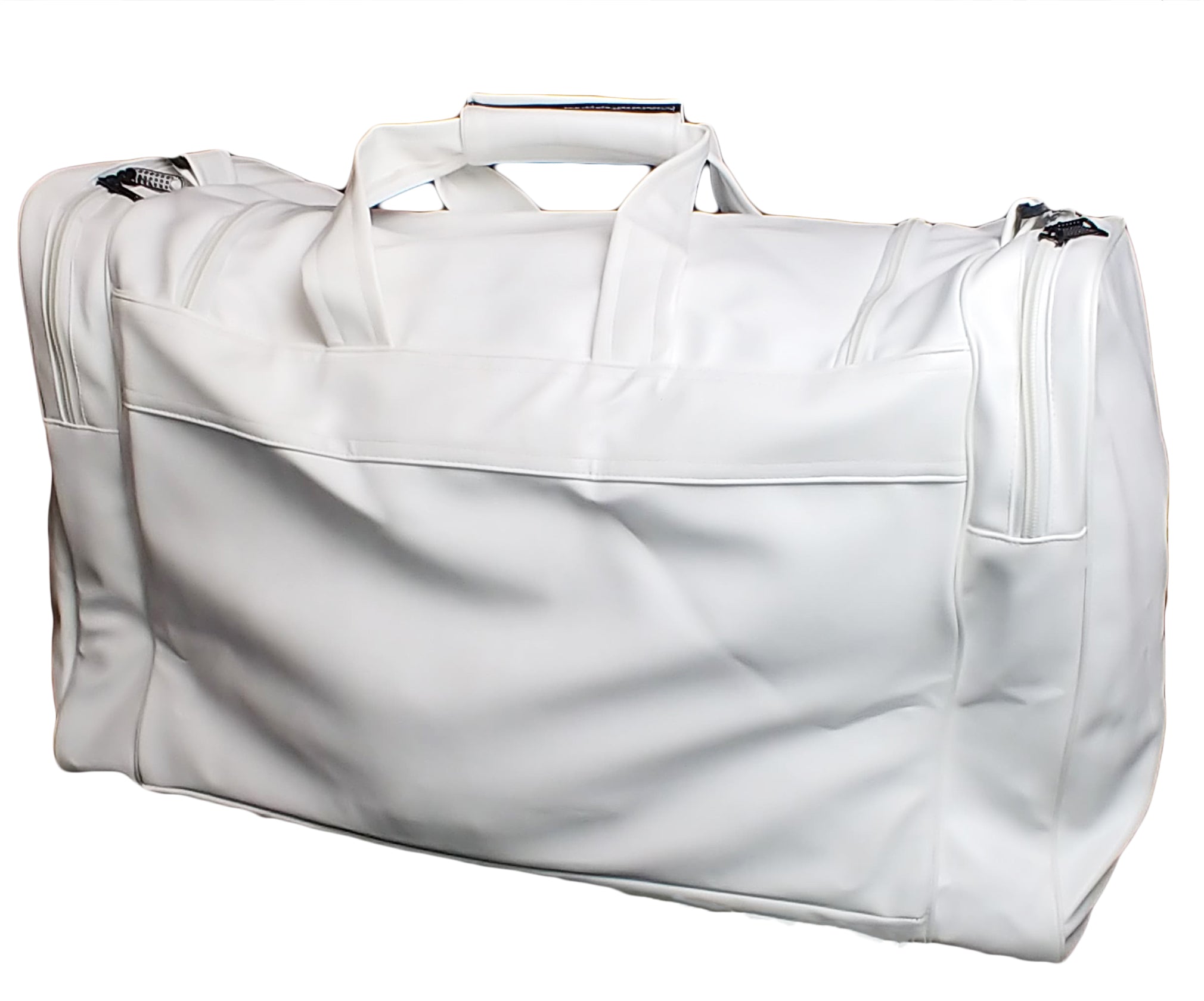 Mperial Leather Embroidered Duffle Bag (white)