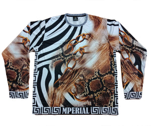 Wildlife Brown Full Sleeve Shirt