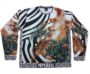 Wildlife Teal Full Sleeve Shirt